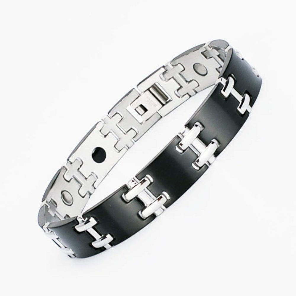 Energy Bracelet Stainless Steel Titanium Tungsten Magnetic